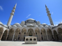 Istanbul - intérieur de la mosquée de Souleymane